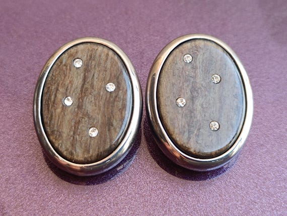 David Grau Clips, David Grau Earrings, David Grau Retro Clips, Vintage Earrings, Clips