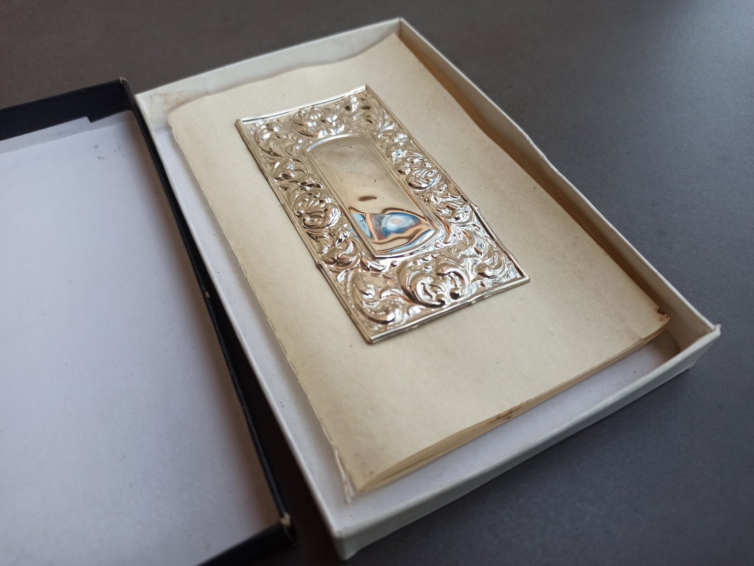 925 Silver Phone Book, Vintage Phone Book, Old Phone Book, Antique