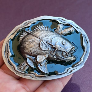 1994 GAP Fishing 4150 Belt Buckle Kept, Fishing Belt Buckle, Vintage Fishing Belt, GAP Fishing Belt, Belt Buckles, USA Belt Buckles