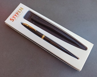 Stypen Fountain Pen, Art Design, Made in France, French Fountain Pen, Antique Paris Fountain Pen, Original Box, Rare New Pen, Vintage Pen