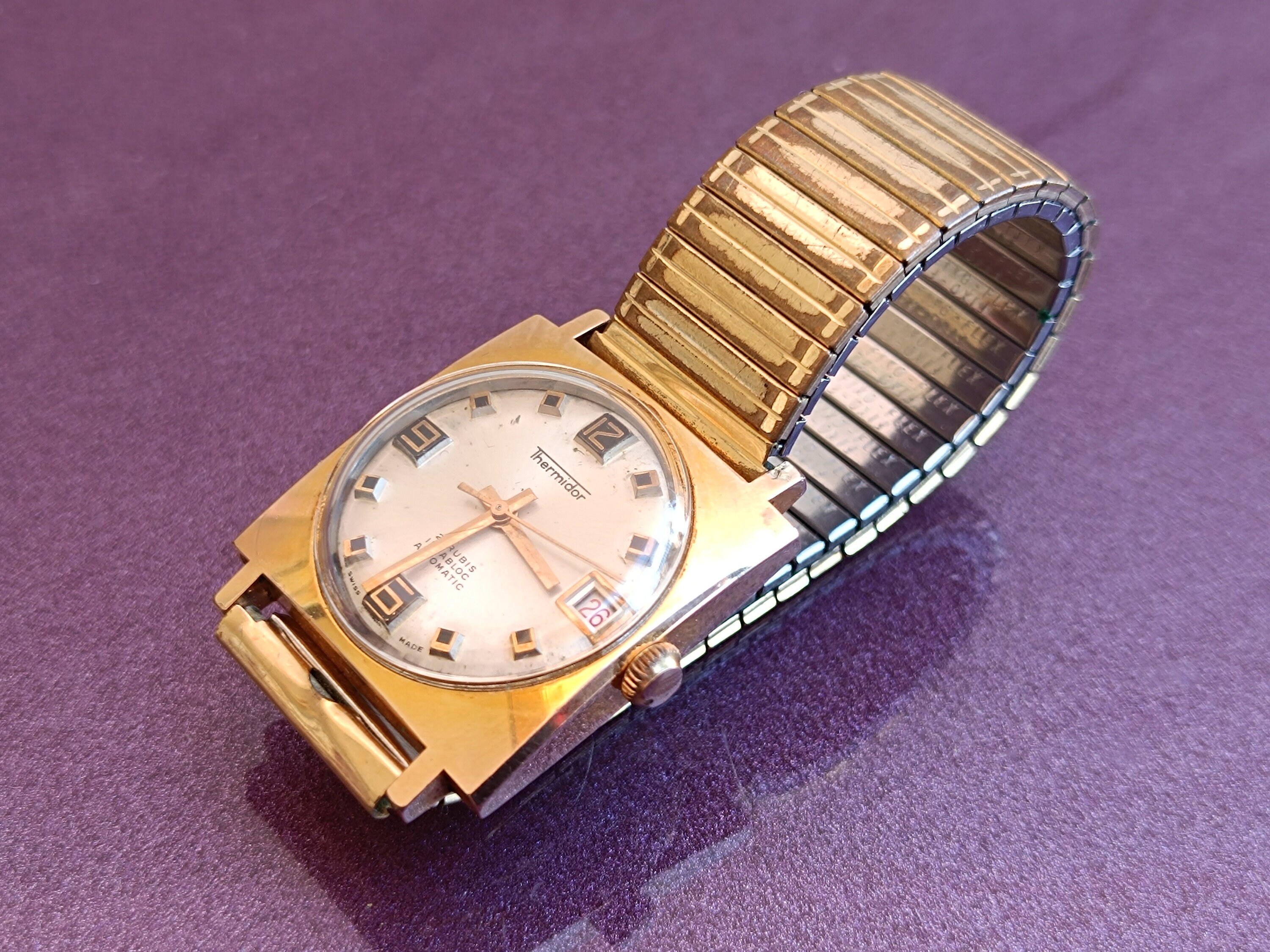 Reloj thermidor chapado en oro hotsell