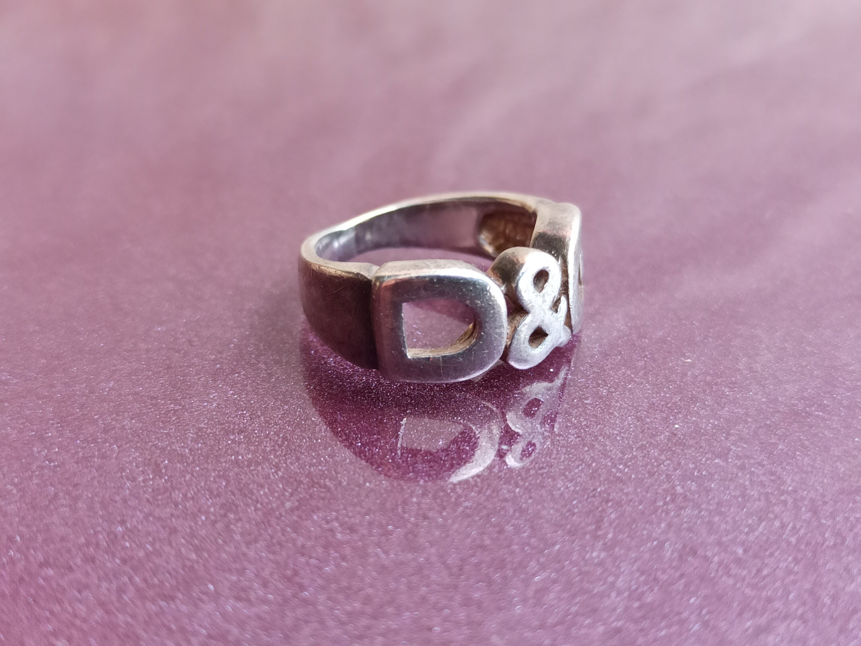 Ring, Dolce 925 D&G Silver Ring, Silver Retro Ring Ring, Etsy 925 Ring, Gabbana, Silver and Dolce Gabbana - Ring, Vintage Designer and