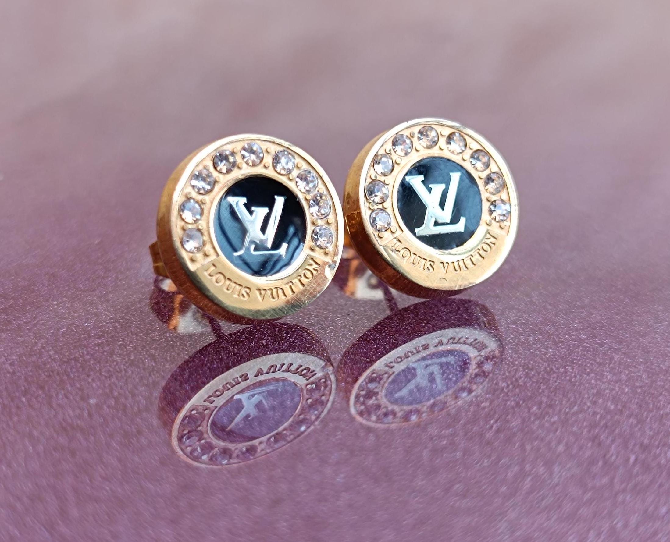 Spike Earrings Louis Vuitton Mens Earrings Louis Vuitton Gold