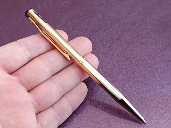 SHEAFFER ゴールドエレクトロプレート ボールペン 1980s SHEAFFER TRZ Gold Electroplated Model 70 Ballpoint Pen