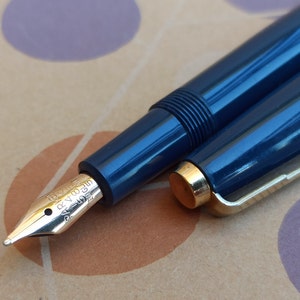 Penna stilografica Parker con pennino in oro 14k, pennino 585, penna originale Parker, penna artistica, Inghilterra, penna stilografica, penna stilografica antica, penna stilografica vintage