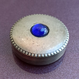 1930 Silver 915 Pill Box, Vintage Pill Box, Pill Box, Retro Pill Box, Retro Silver Box, Chest Vintage, Pill Case, Silver Pill Case