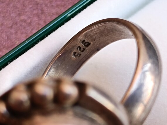 925 Silver Ruby Ring, Ruby Silver Ring Silver, Si… - image 8