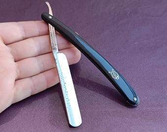 1950 Razor FILARMONICA DOBLE TEMPLE, Jose Montserrat Pou, Barber Hand Razor, Vintage Special Razor, Straight Razor, Antique Straight Razor