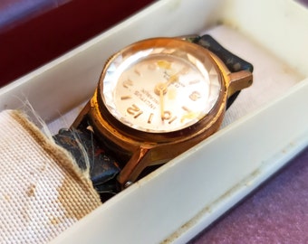 1950 INCITUS 17 Rubis Incabloc Reloj mecánico antimagnético lleno de oro, reloj de mujer, reloj vintage, reloj INCITUS, reloj suizo