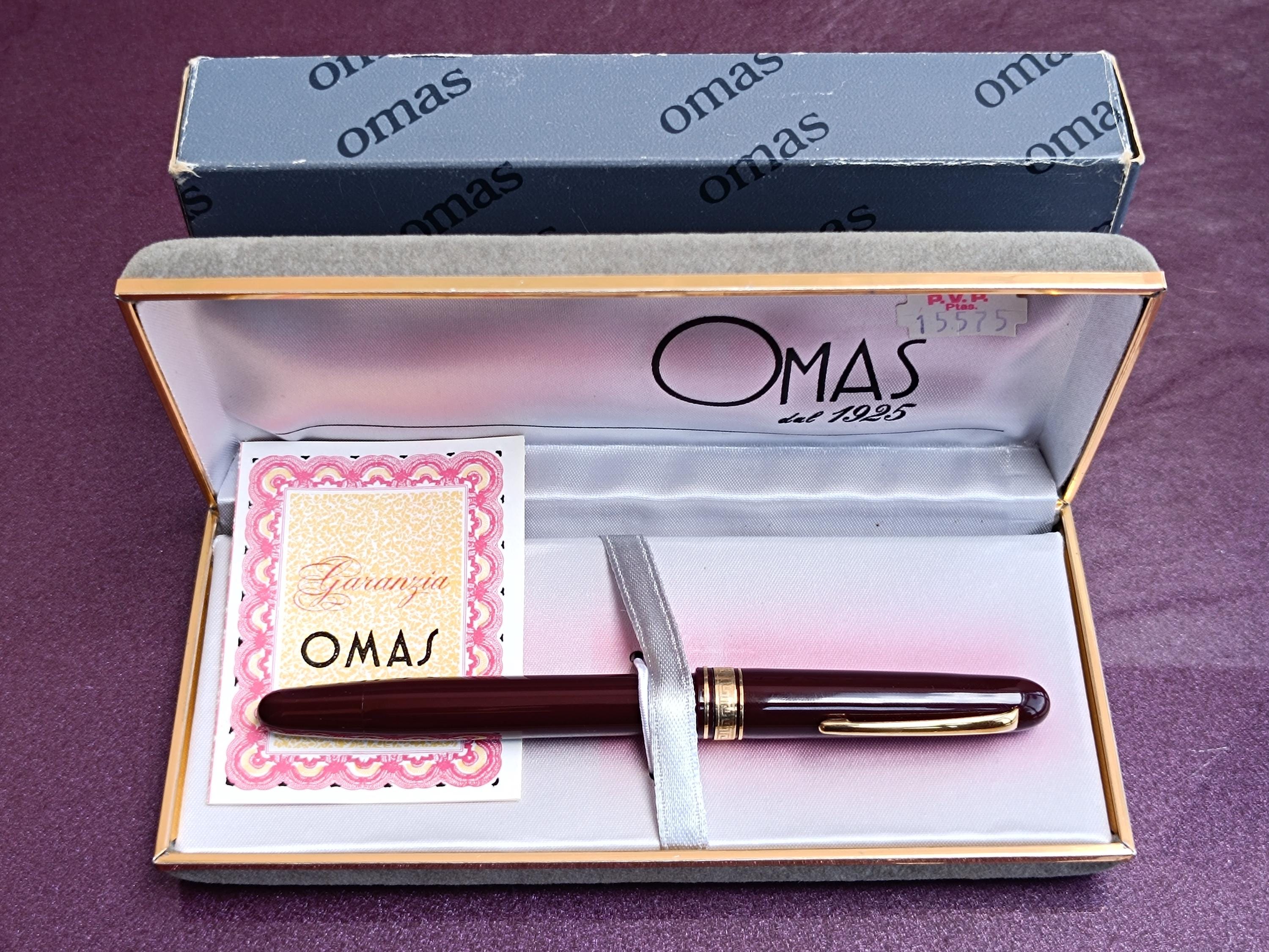 オマス（OMAS）　万年筆　555S　14金 14K ゴールドペン先 OMAS 555 ブレベット万年筆、ヴィンテージ