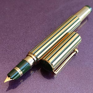 Iridium Deutschland Füllfederhalter, Gold gefüllter Füllfederhalter, Vintage Füllfederhalter, Füllfederhalter, Tintenstift, Iridiumspitze, Vintage Tintenstift