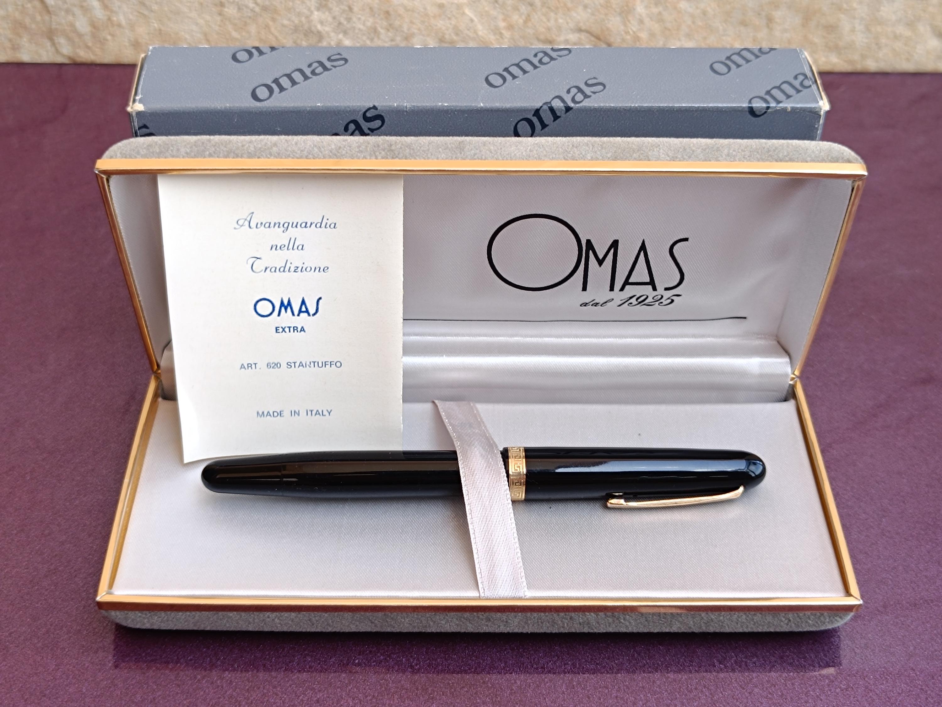 【OMAS】ビンテージOMAS1925万年筆/メカニカルペンシル/2本セット OMAS EXTRA 620 Fountain Pen, Vintage Fountain Pen, Gold Filled Nib