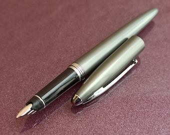 1970 Fountain Pen, Chrome Plated, Vintage Fountain Pen, Fountain Pen, Retro Pen, Gift Personalized, Old Germany Fountain Pen
