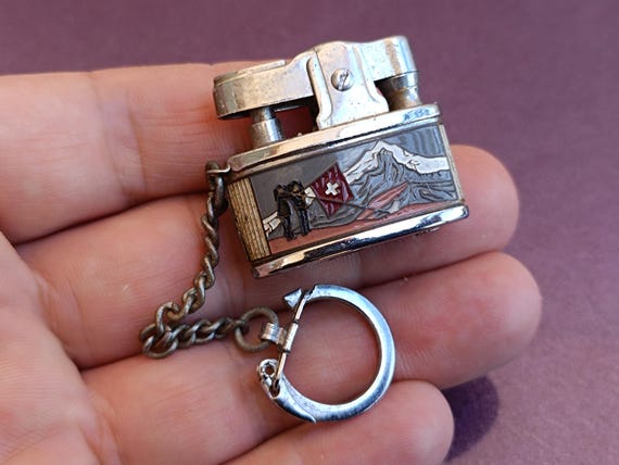 1970s Penguin Automatic Petrol Lighter, Collectible Lighter