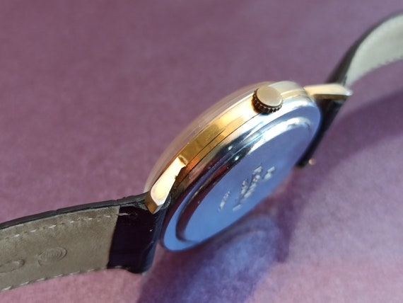 Montre Mortima Super De Lux France - Boîtier Acier Argenté, Cadran Chiffres Romains, Ne Fonctionne Pas, Pour Pièces