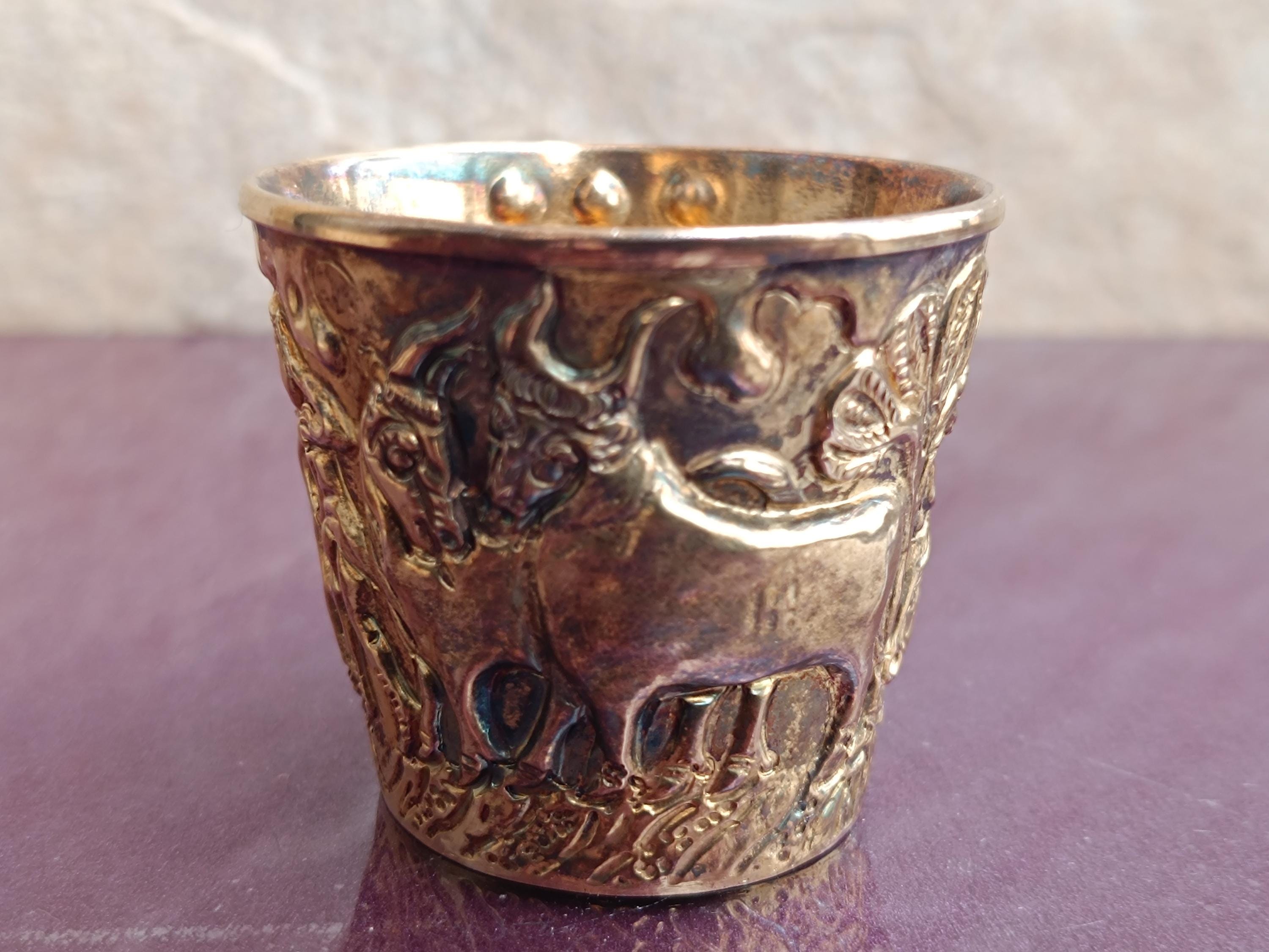 925 Silver Lalaounis Cup Ilias Lalaounis Gilded Sterling Silver