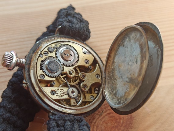 1900 Cyrano 800 ZILVEREN mechanisch horloge automatisch zilveren