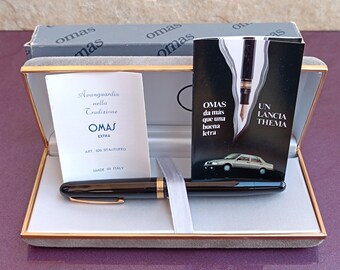 OMAS EXTRA 620 万年筆、ヴィンテージ万年筆、ゴールドフィルドペン先