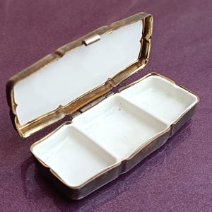 Vintage Pill Box, Vintage Pill Case, Cool Pill Case, Small Pill Box, Pill Organizer, Pill Case Gift, Pill Box For Purse