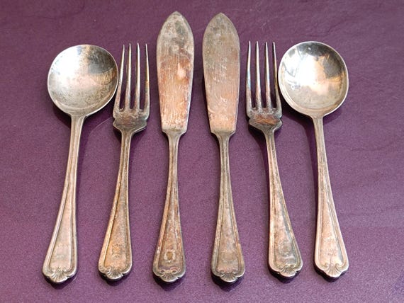 EPNS AI SHEFFLD ENGLAND セット EPNS A1 Hof C Sheffield England Silver Plated Cutlery Set