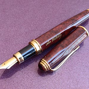 Vintage Füllfederhalter, Vintage Geschenk, Iridium Point Germany Füllfederhalter, Füllfederhalter, antiker Stift, alter Füllfederhalter, Gold gefüllter Tintenstift
