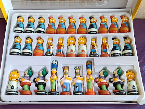 Simpsons Chess, Simpsons Toys, Simpsons Chess Game, Simpsons