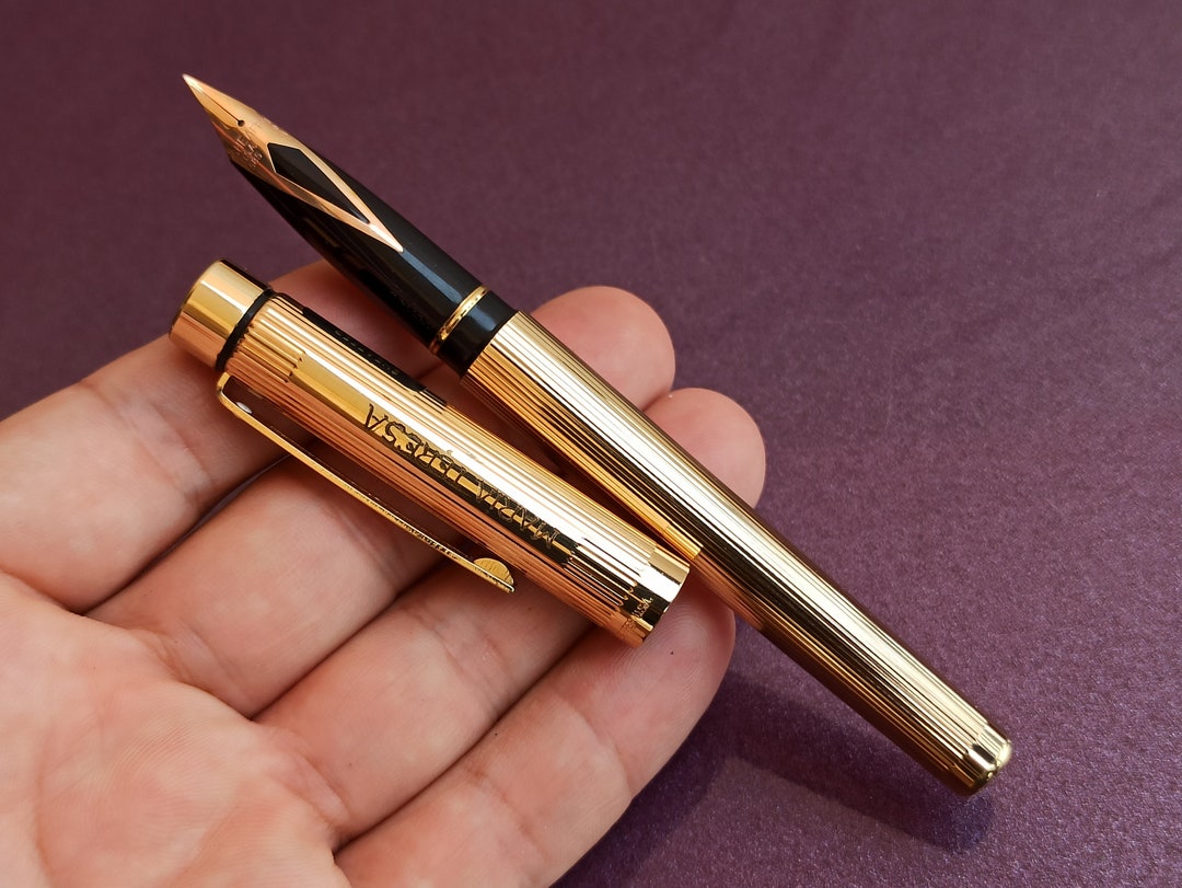 SHEAFFERヴィンテージ万年筆14金GOLD ELECTRO PLATED SHEAFFERヴィンテージ万年筆14金GOLD ELECTRO PLATED - メルカリ