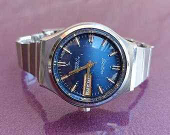 1970 BLATTINA 17 Rubis Incabloc Reloj mecánico suizo, reloj mecánico vintage, reloj Blattina, reloj automático
