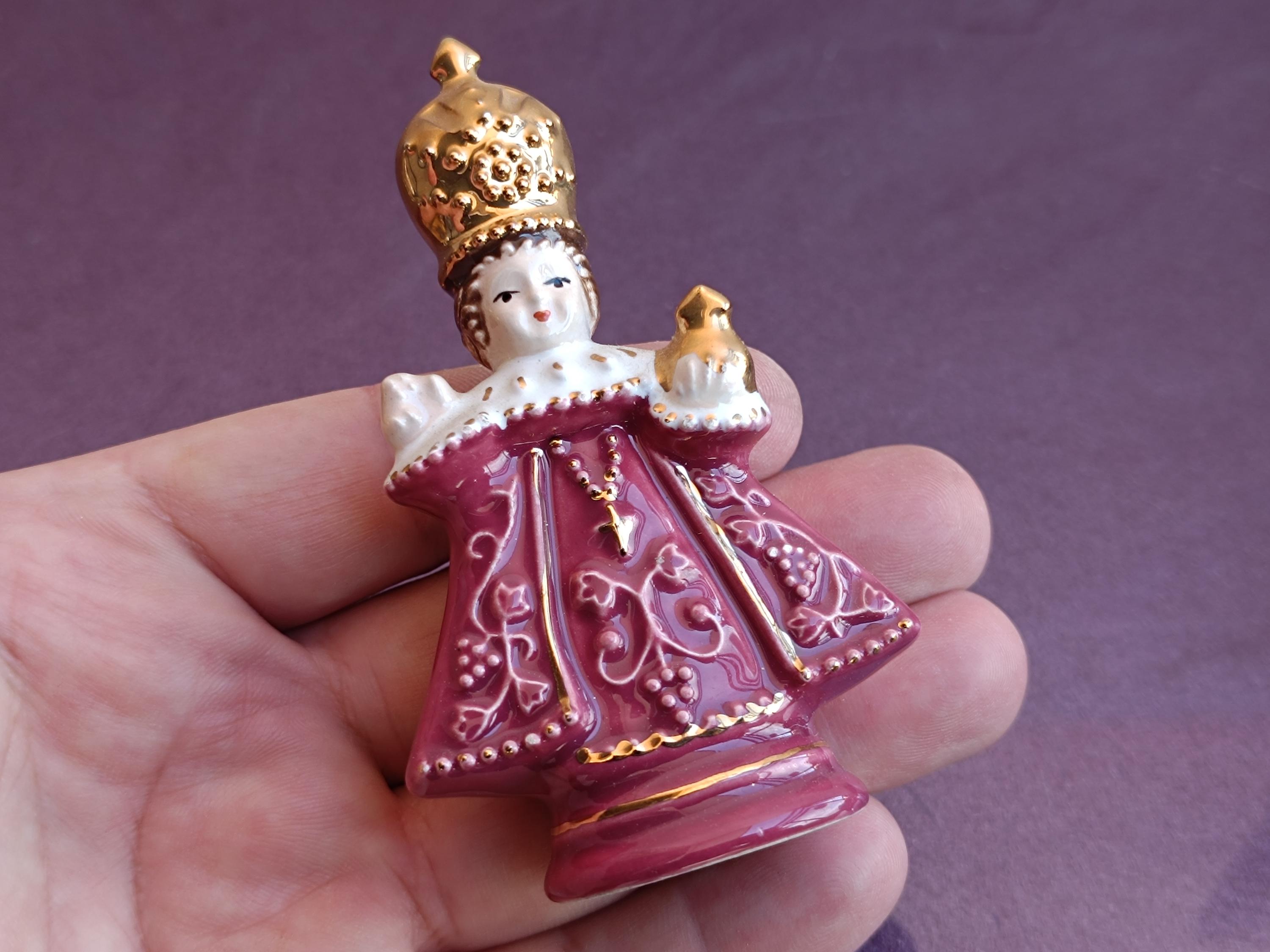 アウレタ プラハの幼子イエス像、ミニチュア宗教像、チェコ共和国製