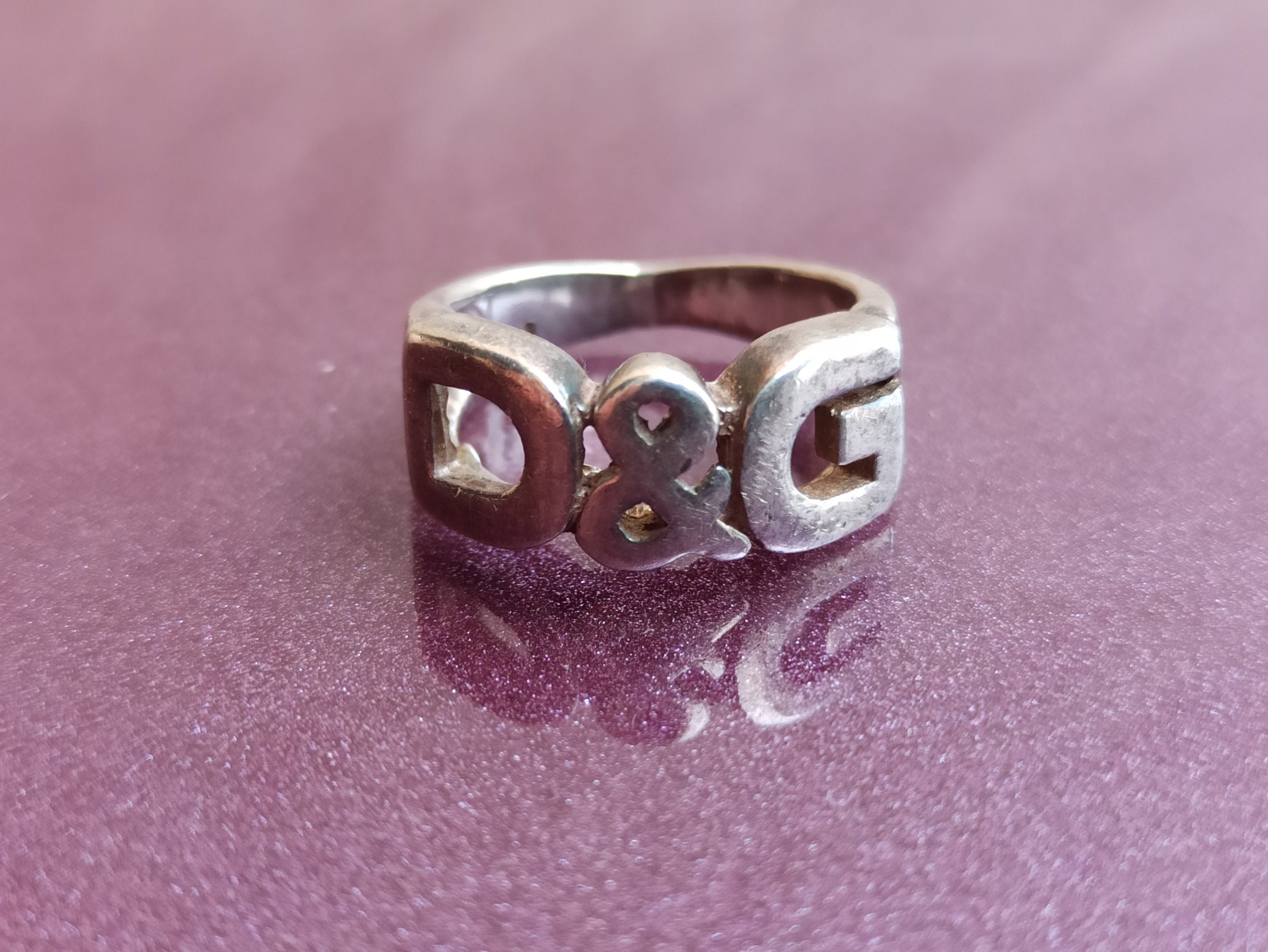 D&G 925 Silver Ring, Designer Ring, Retro Ring, Vintage Silver Ring, 925  Silver Ring, Dolce and Gabbana, Dolce and Gabbana Ring - Etsy