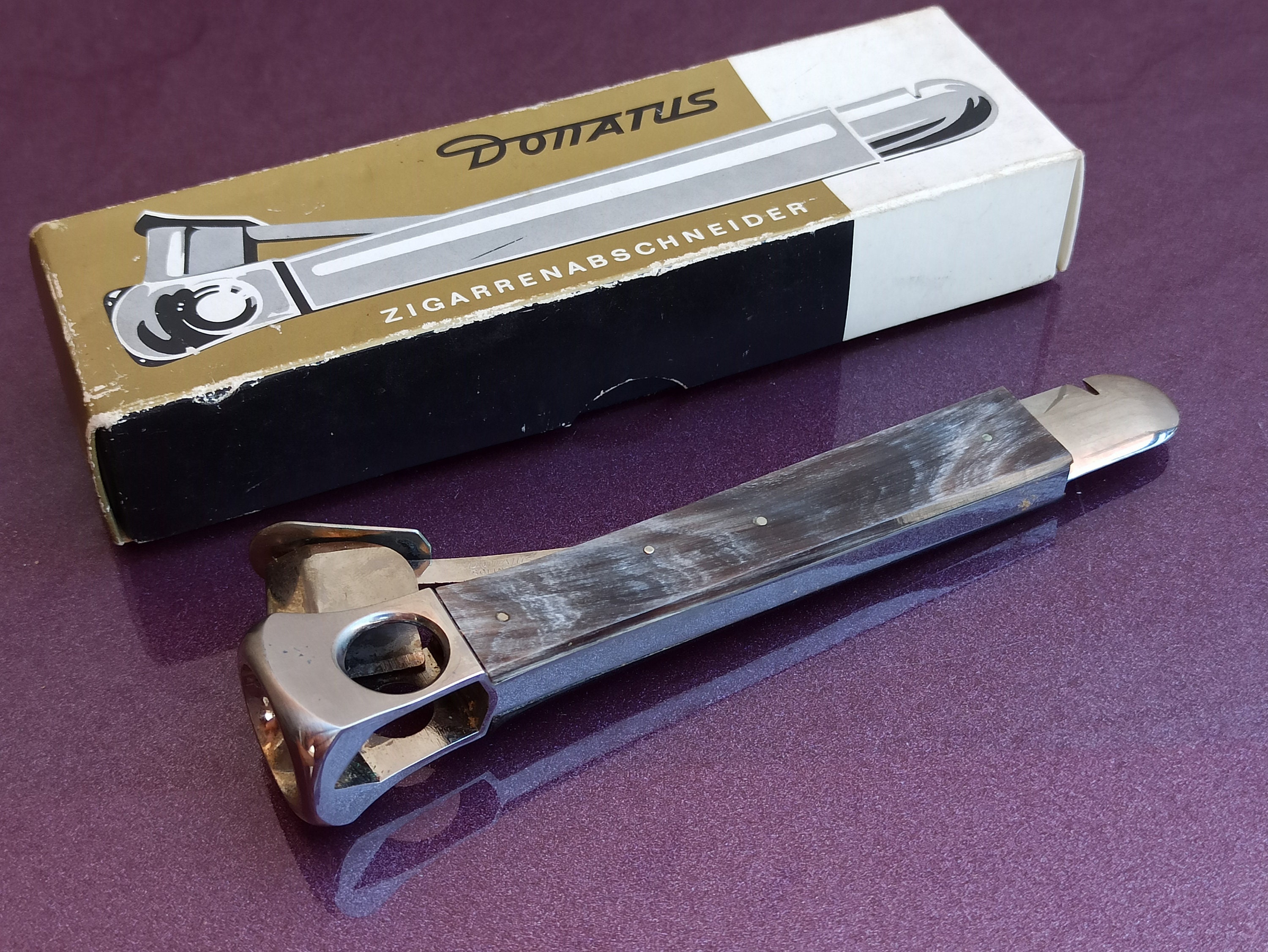 Donatus-Solingen 純銀925Sシガーカッター : ヴィンテージ Donatus-Solingen 純銀925Sシガーカッター : ヴィンテージ