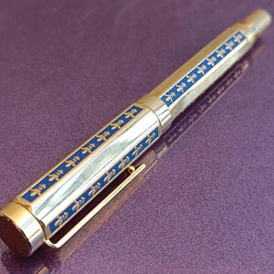 Iridium Point Germany Füllfederhalter, Vintage Geschenk, Vintage Füllfederhalter, Füllfederhalter, antiker Stift, alter Füllfederhalter, Gold gefüllter Tintenstift