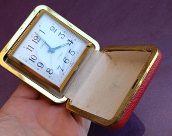 Réveil de Voyage Quartz EUROPA Germany - Vintage 40