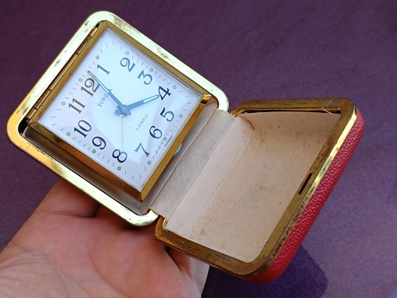 EUROPA Alarm Clock With Mechanical Mechanism 2 Jewels, Vintage