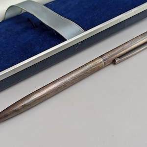 Długopis ze srebra 925 FELTER, Vintage Silver Design 1970, stary długopis, antyczne pióro, Vintage Pen, srebrne pióro, retro srebrne pióro