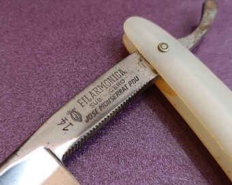 1950s Razor FILARMONICA Sub Cero, Jose Montserrat Pou, Barber Hand