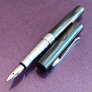 Füllfederhalter, Gold gefüllter Füllfederhalter, Vintage Füllfederhalter, Füllfederhalter, antiker Stift, Iridiumspitze, Metallfüllfederhalter