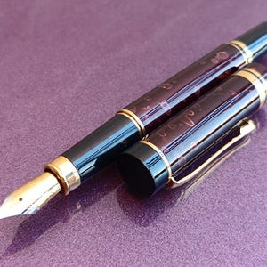 Iridium Point Germany Füllfederhalter, Vintage Geschenk, Vintage Füllfederhalter, Füllfederhalter, antiker Stift, alter Füllfederhalter, Gold gefüllter Tintenstift