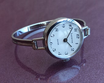 Lucerne Swiss Mechanical Watch, Swiss Watch, Lucerne Swiss Watch, Swiss Watch, Vintage Watch, Wrist Watches