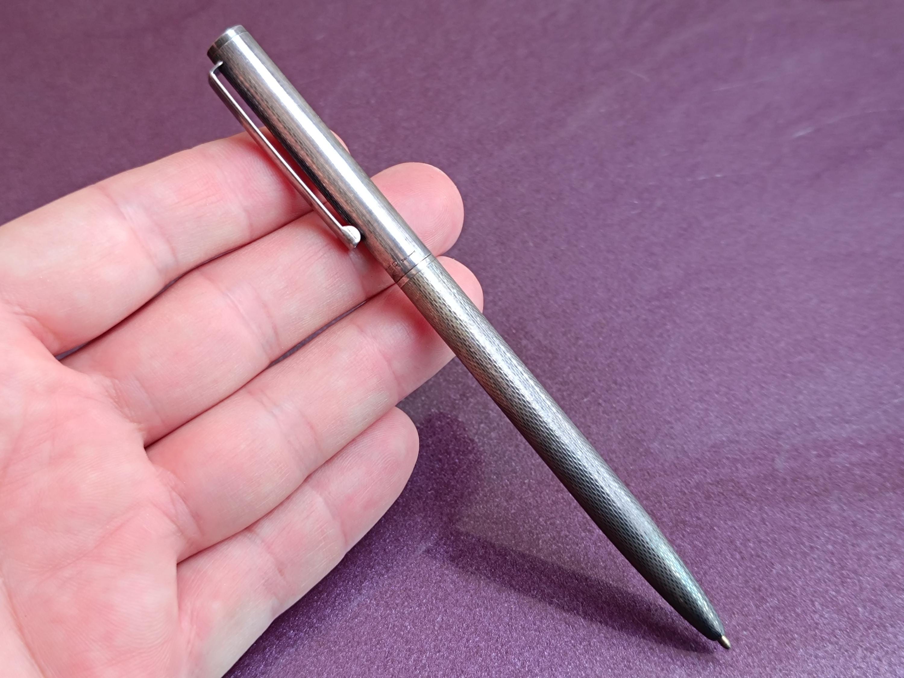 ボールペン 925シルバー製のヴィンテージペン。 925シルバーFELTERボールペン、ヴィンテージシルバーデザイン、古い