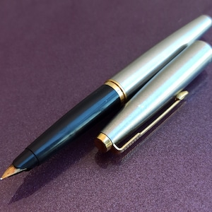 Parker 14k Gold Nib Fountain Pen, 585 Nib, Parker Original Pen, Art Pen, England, Fountain Pen, Antique Fountain Pen, Vintage Fountain Pen