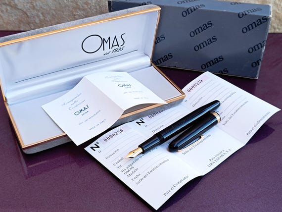 OMAS EXTRA 620 万年筆、ヴィンテージ万年筆、ゴールドフィルドペン先