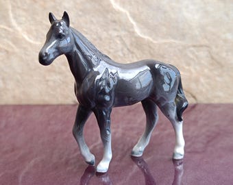 Porcelain Horse Figurine, Horse Figure, Porcelain Horse Figure, Collectible Horse, Vintage Horse Figurine, Retro Porcelain Horse, England