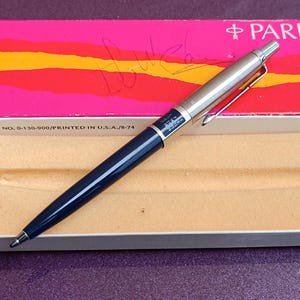 Penna a sfera PARKER Calendar USA del 1974, penna originale Parker, penna a sfera Parker, penna a sfera vintage, penna Parker, penna PARKER da collezione