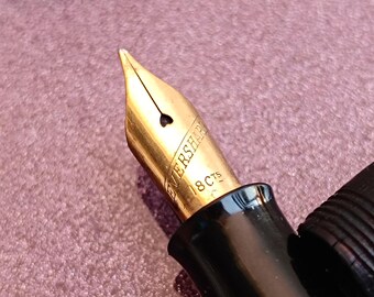 Plumilla de oro de 18K EVERSHARP para reparación de pluma estilográfica de EE. UU., punta de oro 750, pluma estilográfica vintage, pluma estilográfica retro, pluma estilográfica, hecha en EE. UU.