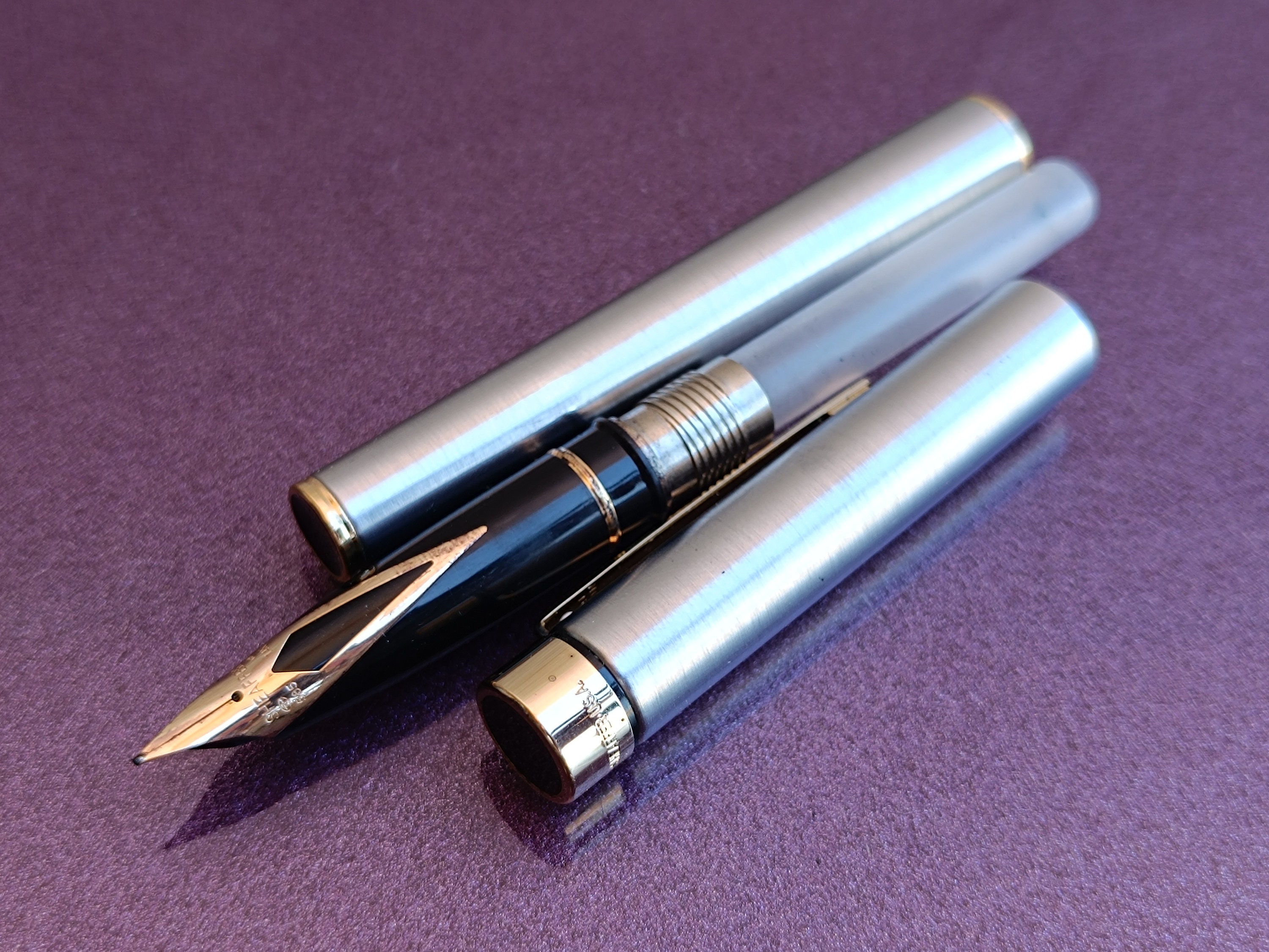 14K Gold Nib Sheaffer Ink Pen, Gold Filled Fountain Pen, 585 Gold