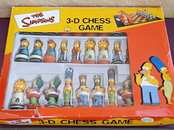 Simpsons Chess, Simpsons Toys, Simpsons Chess Game, Simpsons
