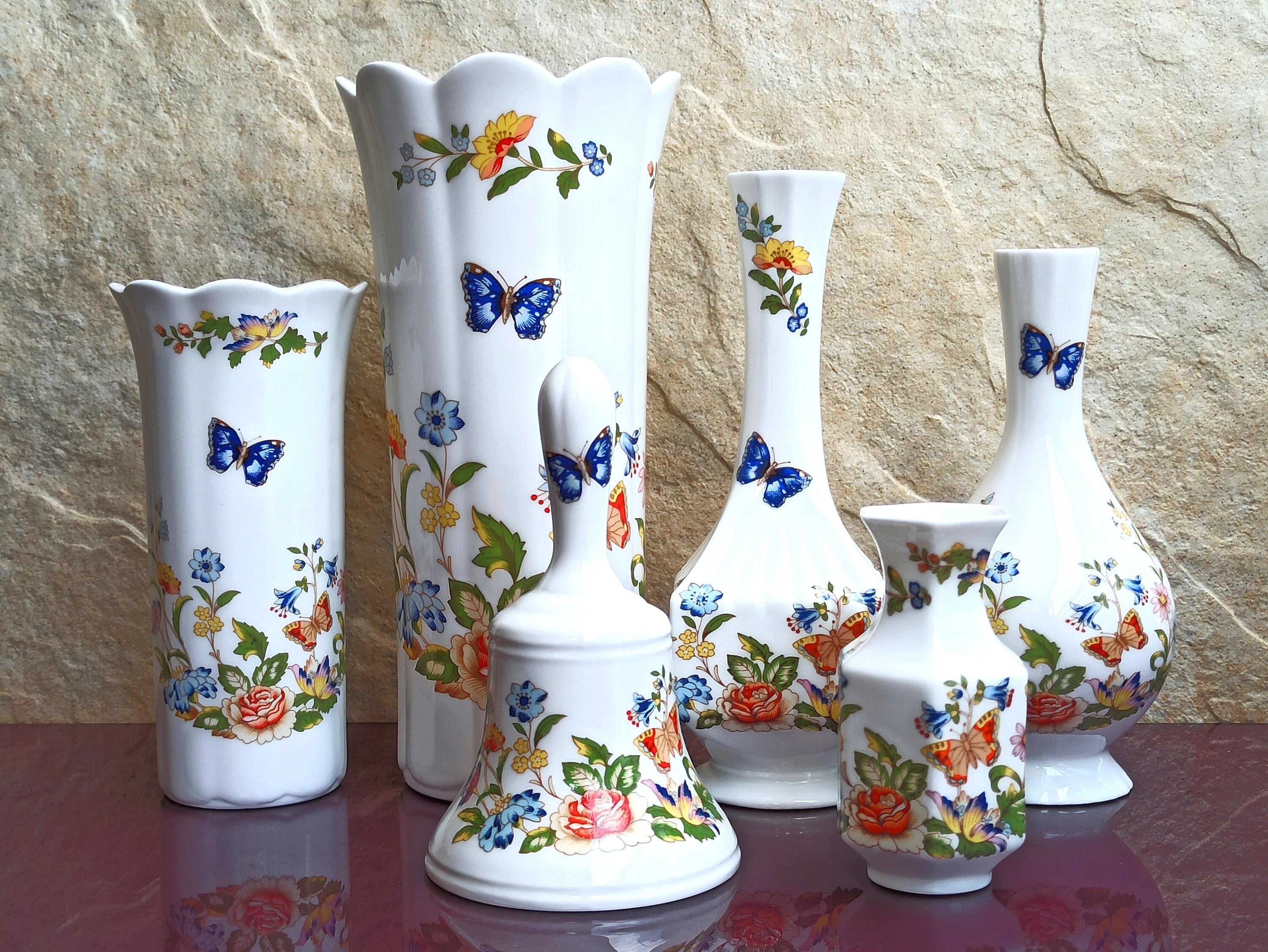 AYNSLEY 花瓶 Aynsley Vase - Etsy