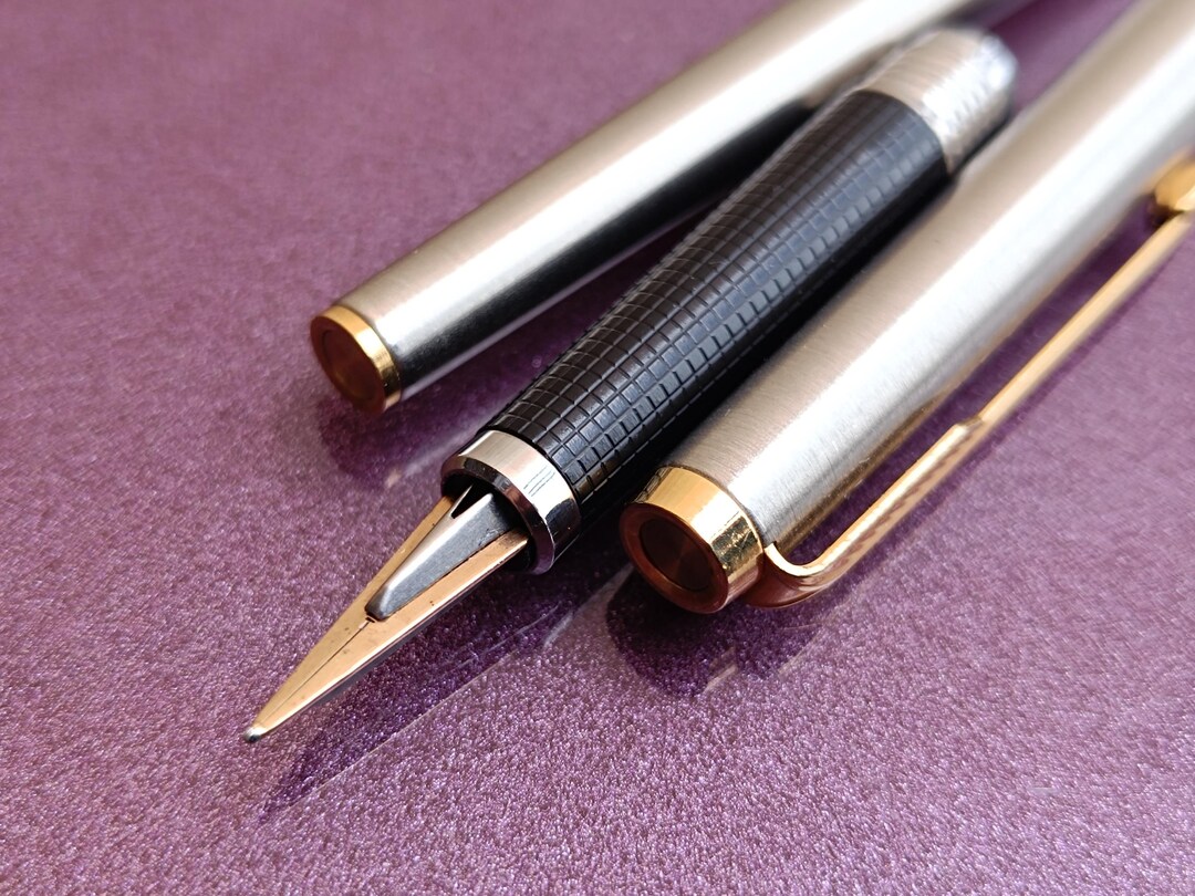 14K Gold Nib Parker 180 Imperial Fountain Pen, 585 Nib, Parker Original ...