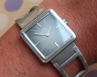 925 Plata Thermidor 17 Rubis Reloj Mecánico, Reloj Antichoc, Reloj